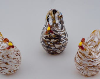 Hot Sculpted Glass Chicken | High Gravity Glassworks