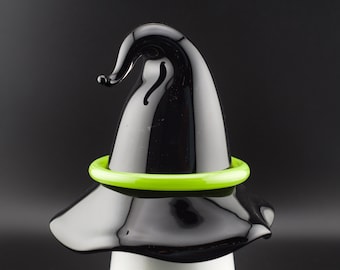 Handblown Multi-Color Options Witches Hats | Artisan Halloween Art by High Gravity Glassworks