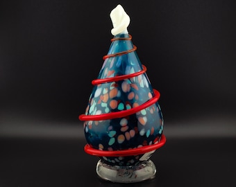 Handblown Small Glass Christmas Trees | High Gravity Glassworks