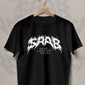 SAAB True Swedish Metal T-Shirt, crew neck, short sleeve