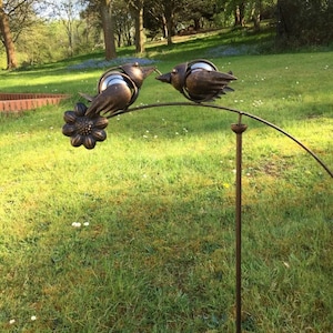 Wind Spinner Ornament / Robins Appear When Loved Ones Are Near / Garden Decor Birthday Gifts Gardener Gardening