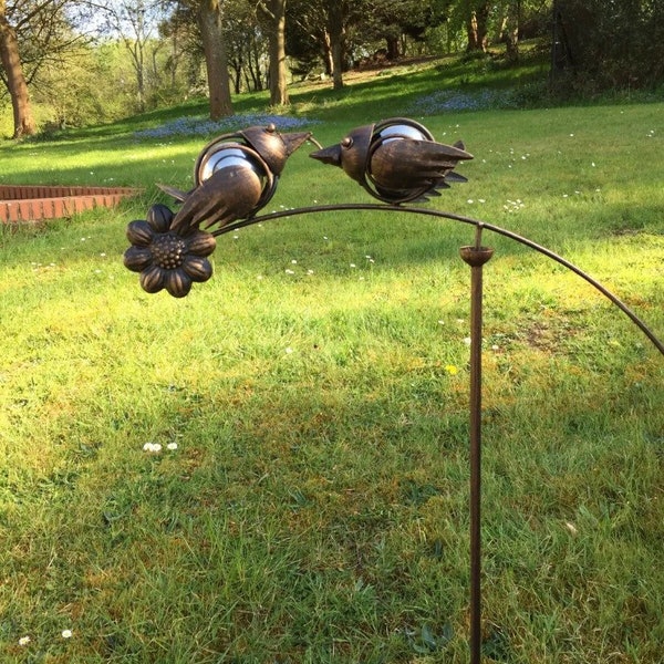 Wind Spinner Ornament / Robins Appear When Loved Ones Are Near / Garden Decor Birthday Gifts Gardener Gardening