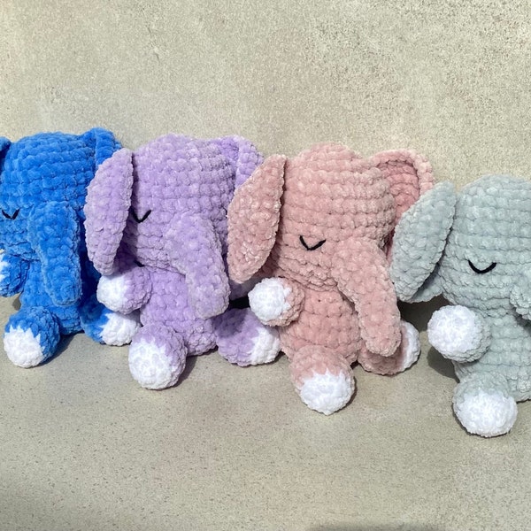 Crochet Elephant | Elephant plushie | Handmade Elephant Plush | Soft Toy | Plushies | Cusom Plush | Animal Plushies | Handmade|Toys | Gifts