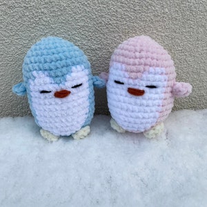 Crochet Amigurumi Penguin | Crochet Plushie | Penguin | Medium sized Penguin | Penguin Plushies | Gifts