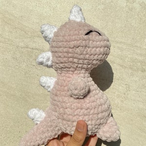 Customisable Dinosaur | Jumbo | Custom Plushies | Dinosaur Plushies | Soft plush | Crochet | Soft Plushie Gift | 18 Colours | Animal Plush