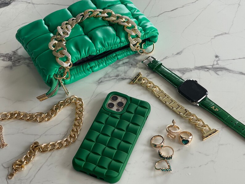 Weaved Iphone Case Green Phone Case Iphone X XS Max XR 11 Etsy