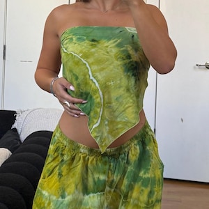 Serpentine Schal Top / Festival Outfit / Rave Outfit / Festival Set / Rave Set / Kopftuch