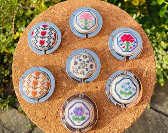 Embroidered Bag Hooks | Purse Hook | Gift for her