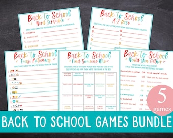 Back to School Spiele Bundle • Eisbrecher Aktivitäten