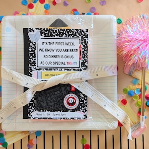 Printable Dinner Gift Card Holder | Back to School Teacher Gift