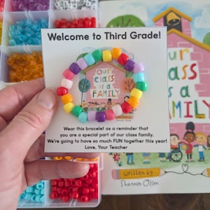 Our Class Is A Family Gift Tags · Printable Back to School Gift · First Day of School Student Gift · Meet The Teacher · Pre-K - 5th Grade
