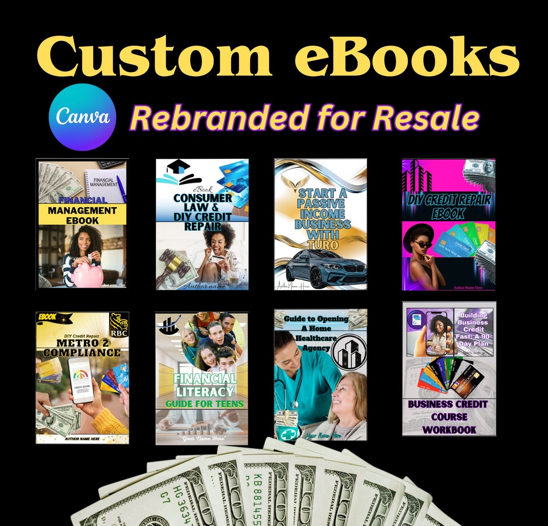Ebook Resellcustomizedebooksrebrand Any Topic resell Rights Digital Productcanva Ebook for
