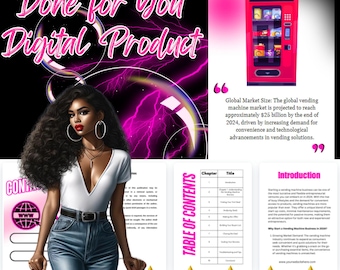 Vending Machine Business eBook: Canva Pro Template, Rebrand & Resell (PLR)