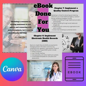 Home Healthcare Agency Guide: 37-Page Canva Pro Editable eBook (Resale Rights) image 10