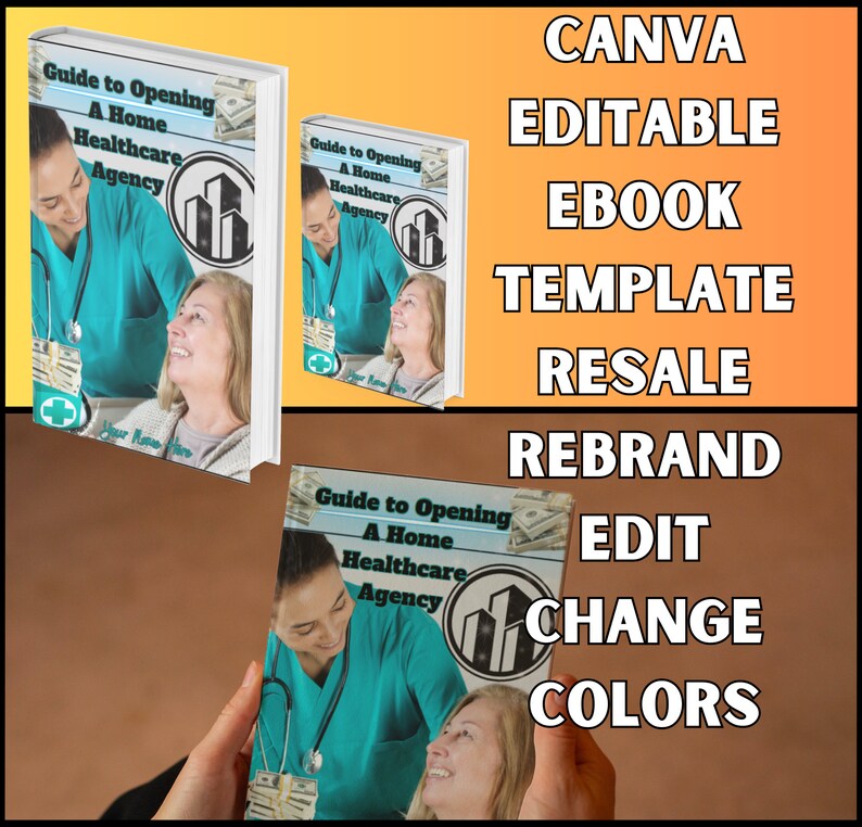 Home Healthcare Agency Guide: 37-Page Canva Pro Editable eBook (Resale Rights) image 8