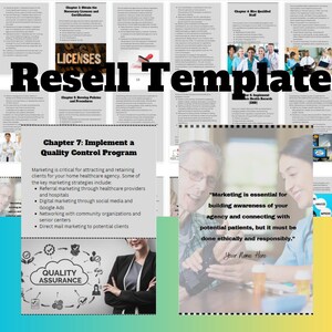 Home Healthcare Agency Guide: 37-Page Canva Pro Editable eBook (Resale Rights) image 5