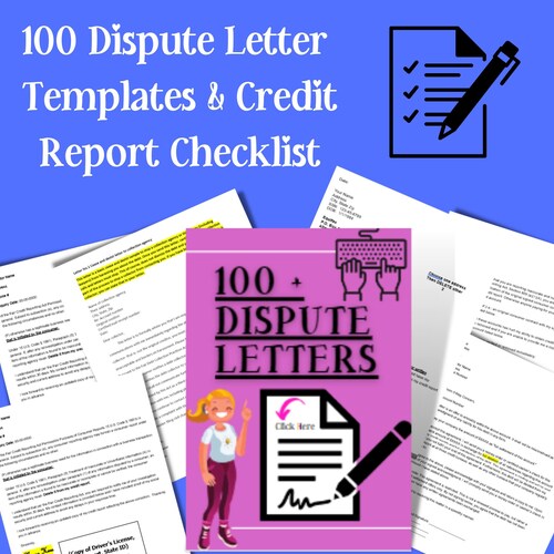 Chexsystems Credit Dispute Letter Template DIY Credit Repair Etsy Chexsystems Credit Dispute Letter Template DIY Credit Repair Etsy