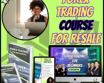 PLR Forex Trading Course: Beginner's eBook, Canva Editable (Digital Download)