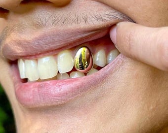 Gold Teeth Grillz, 10K, 18K, Dental Gold, FREE Worldwide Shipping!