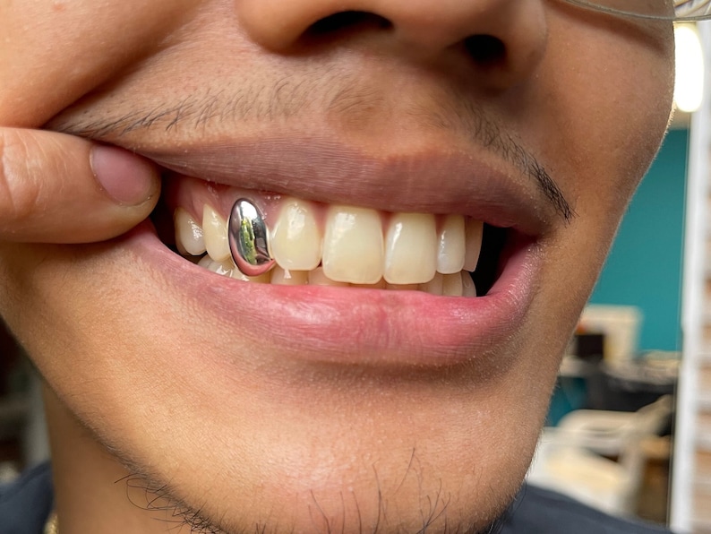 925 Sterling Silver Tooth Cap Grillz image 3