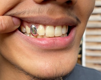 Tapa de diente de plata de ley 925 Grillz