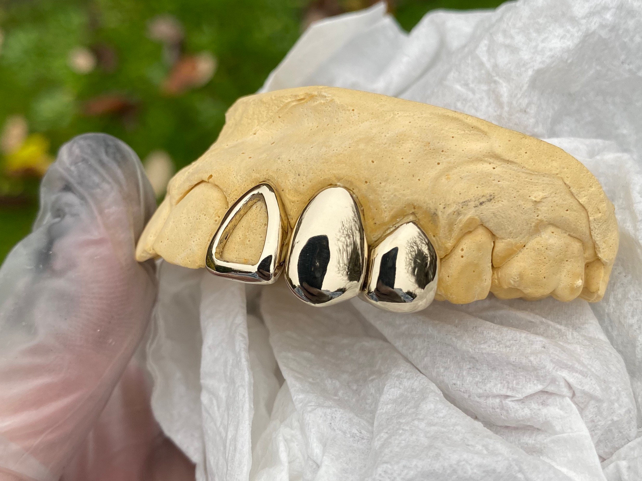Single Dental Gold Tooth Cap Grillz Tarnish Free Etsy UK