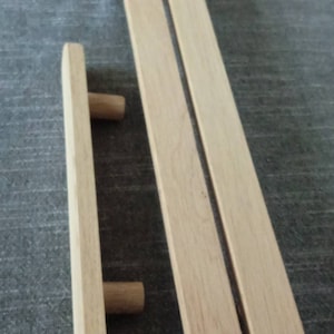 wooden handles oak type 01