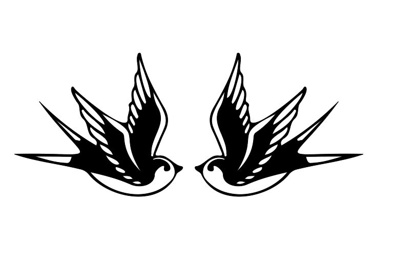 Tribal Bird Tattoo - Etsy Tribal Bird Tattoo - Etsy