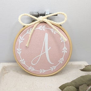 small embroidery frame// letter// children's room decoration