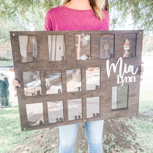 XL 4x6s School Years Photo Picture Frame Wall Art - Etsy