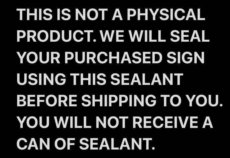 Seal My Sign Upgrade - Not a physical product image 2