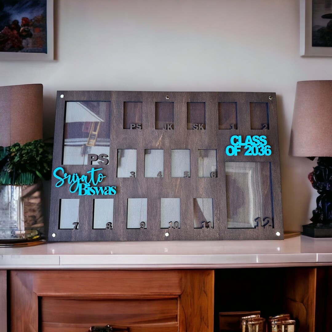 Class Design Frame 3D Class of School Frame Wall Art - Etsy