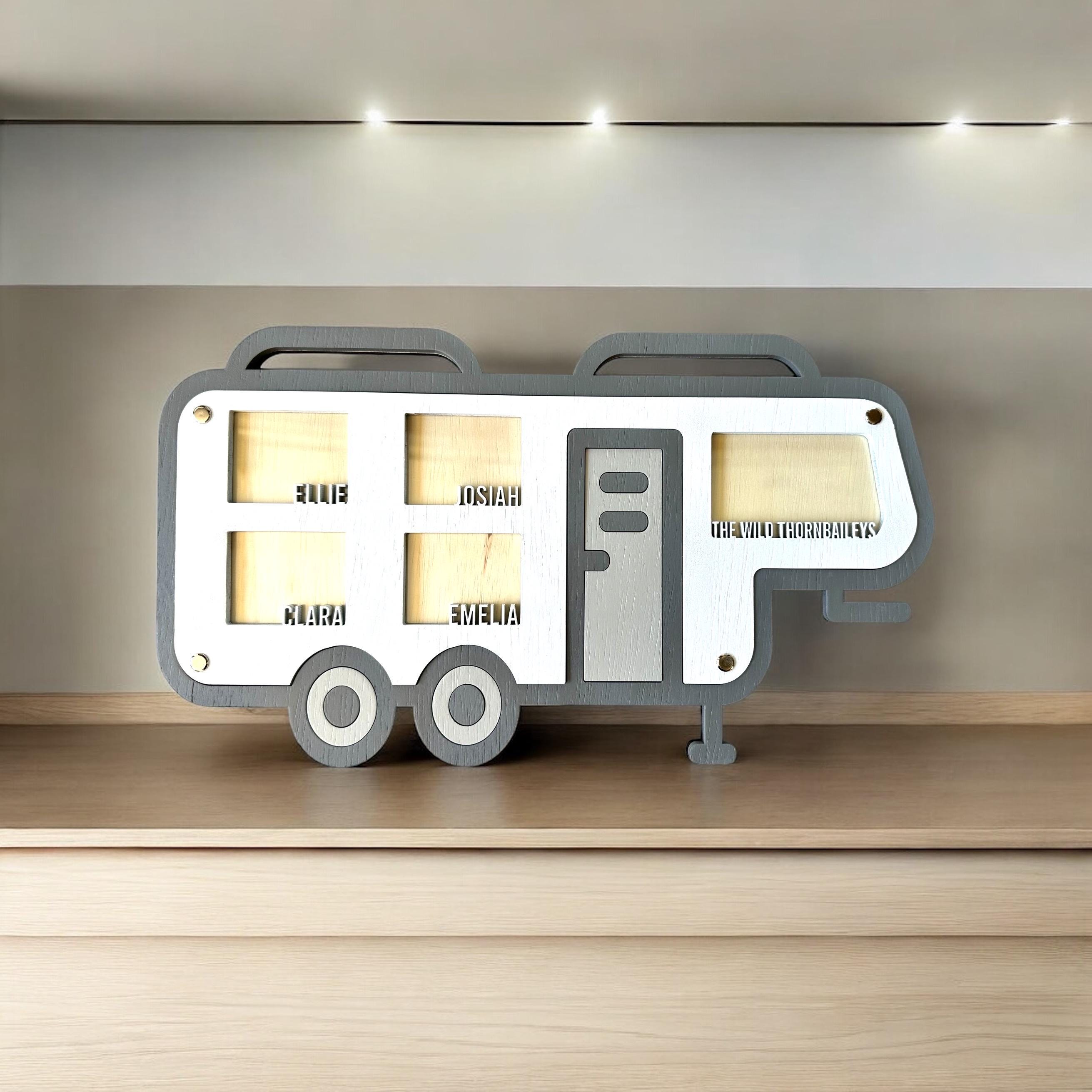 RV Camper Family Frame Camping Decor