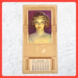1940〜50's Vintage デスクカレンダー 1940〜50's Vintage デスク