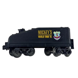 Lionel Mickey&#39;s World Tour &#39;92 Train Car With Coal Load Vintage 90s