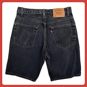 Levis 505 Shorts Men Black - Etsy