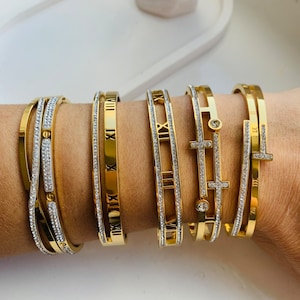 Pulseras chapadas en oro de 18 quilates: un regalo único para ella