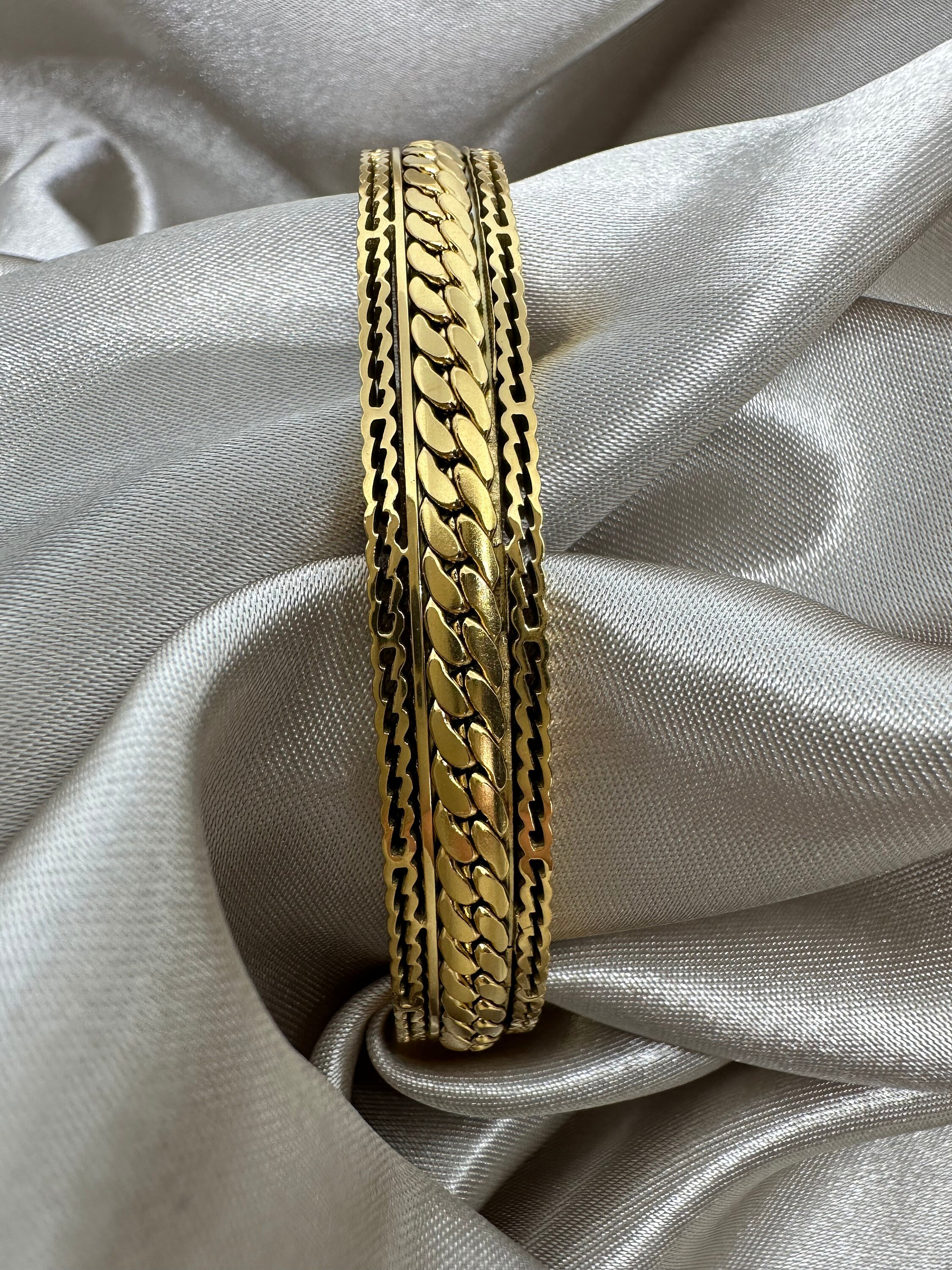 Bracciale Donna In Acciaio Inossidabile 316L Placcato Oro 18k - Regolabile Con Ciondoli, Ipoallergenico, Impermeabile, Regalo Per Festa Della Mamma