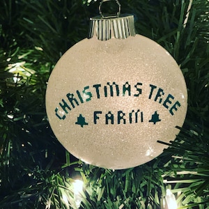 Christmas Tree Farm Inspired Ornament Single