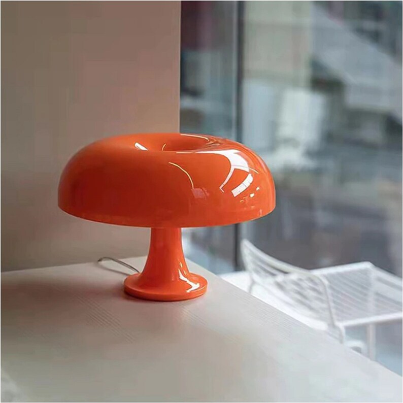 Mushroom Minimalist Designer Table Lamp Retro Mushroom Lamp Etsy