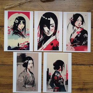 Les Onna Bugeisha, illustration numérique, impression art