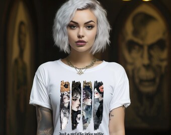 Brush stroke, just a girl who loves gothic, digital download, gothic