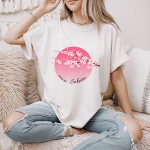 Fleurs de cerisier, sakura, à imprimer, t-shirt, sweat-shirt, mug, tote bag