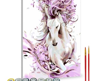 Krevo Art Painting By Numbers with Frame - 35 x 45 cm - Acrylic Painting, Oil Painting on Canvas Painting Set