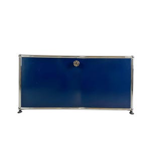 USM Haller side table sideboard coffee table Fritz Haller steel blue