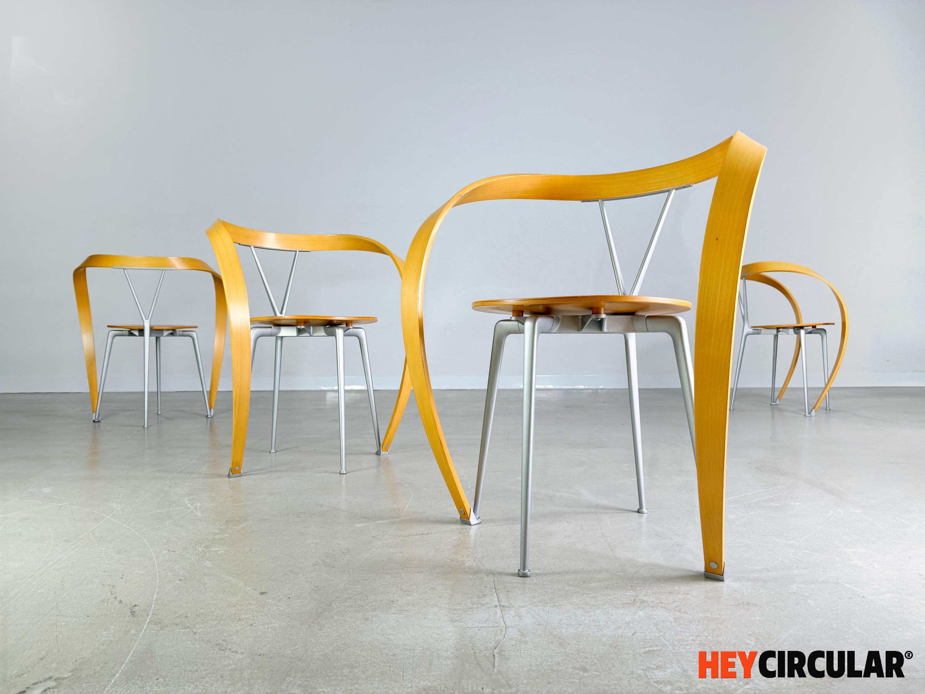 オリジナル リバースチェア 4脚セット Cassina Andrea Branzi - Etsy 日本