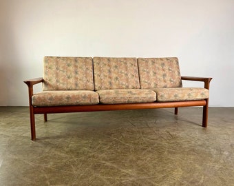 Sven Ellekaer Komfort Teak Sofa Danish Midcentury 1960 Vintage