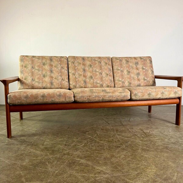 Sven Ellekaer Komfort Teak Sofa Danish Midcentury 1960 Vintage