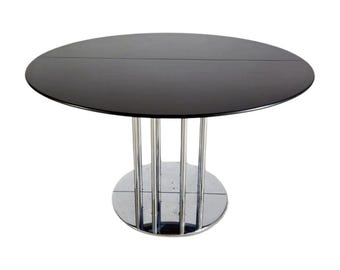Original S1047 Thonet extendable dining table, 1980s design table