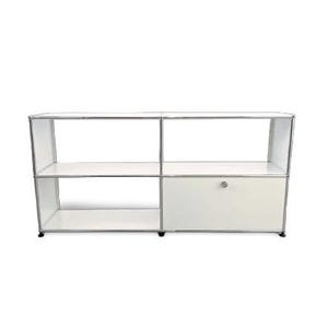 6x Original USM Haller skänk 2x2 vit byråskänk